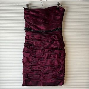 Hailey Adrianna Papell Strapless Dress